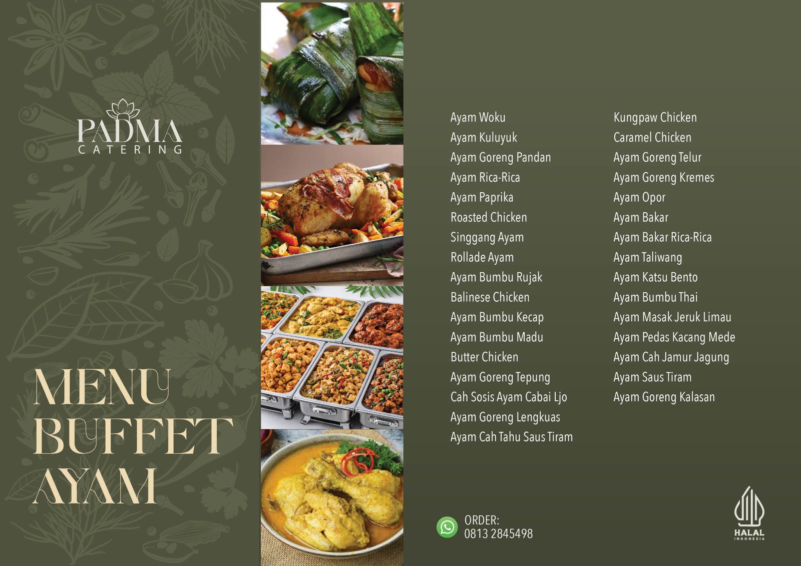 Menu Buffet Ayam Padma Catering Jakarta