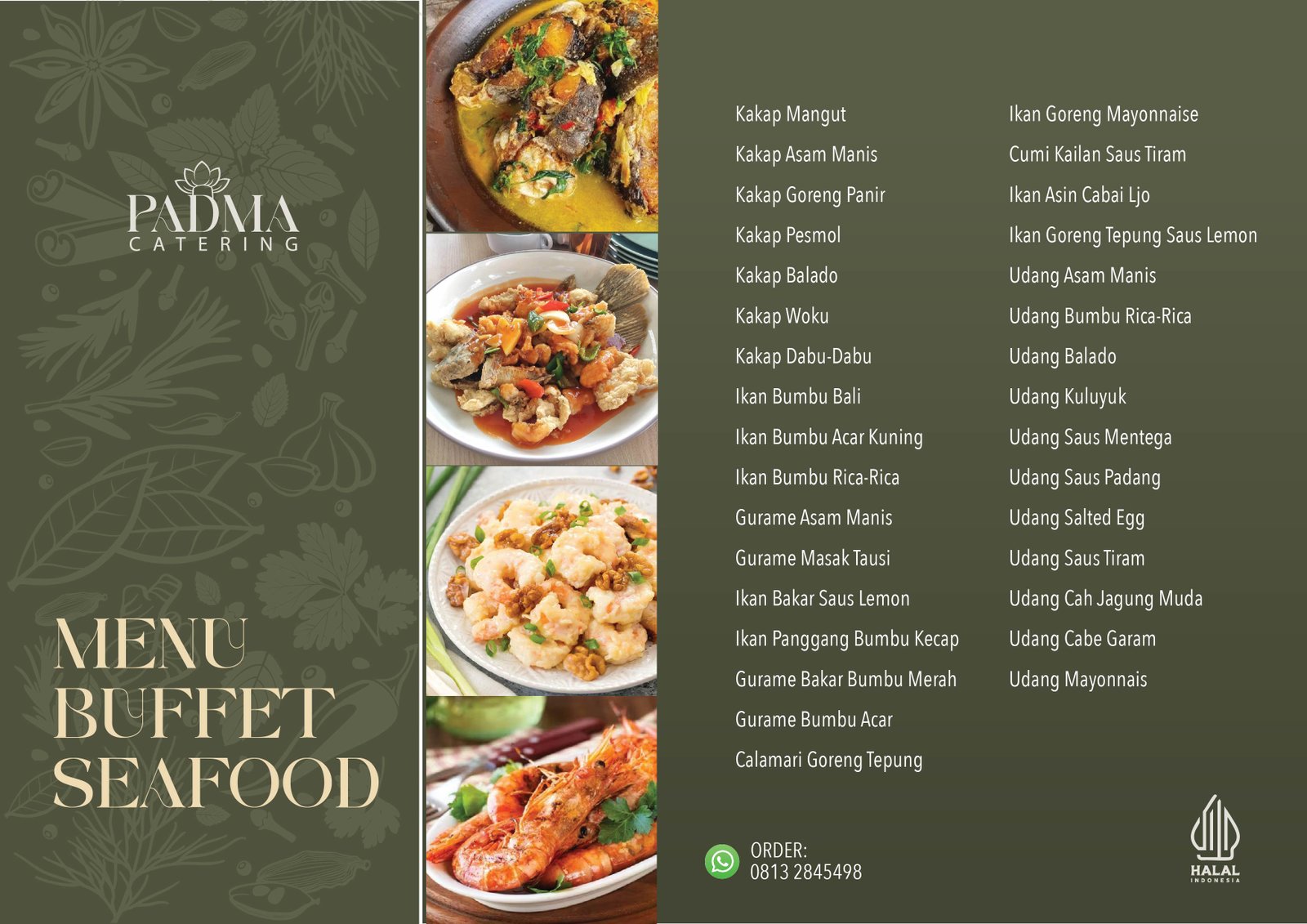 Menu Buffet Seafood Padma Catering Jakarta