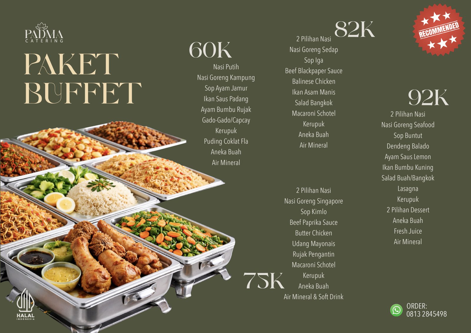 Paket Buffet Catering Jakarta 60K 75K 85K 99K